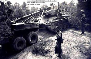 BEDEAU - 9E HUSSARDS - CHAR BASQUE EN PANNE